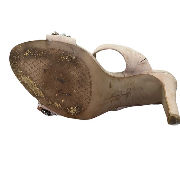 Jessica Simpson Elbella Women's Jeweled Sandals High Heels 8.5 - Picture 14 of 15